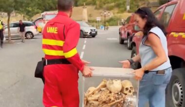 Spain removes remains of 11th century kings from monastery as Europe’s wildfires spread