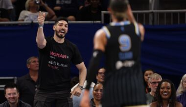 Enes Kanter kicked out of WNBA game after argument with player