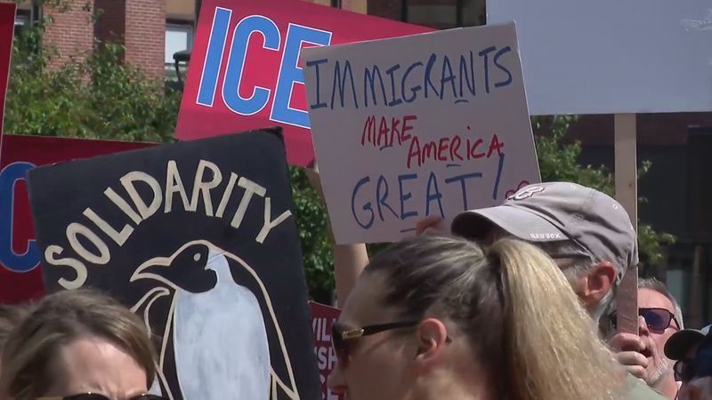 Maine Med nurses are demanding that ICE release one of their colleagues after they say she was detained last week. (WGME)