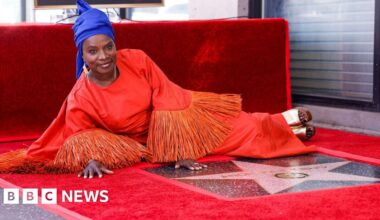 Angélique Kidjo makes history for Africa with star on Hollywood Walk of Fame - BBC