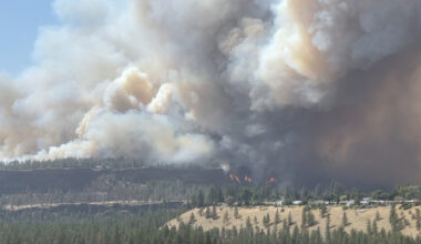 Wildfire smoke drifting into Pierce and Thurston counties