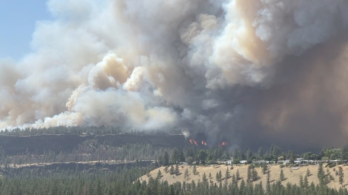 Wildfire smoke drifting into Pierce and Thurston counties