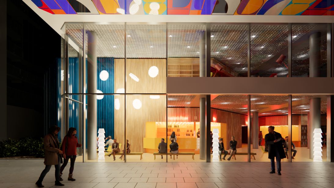 Part of the renovation's vision is to reconnect the library with the city, reaffirming its role as Rotterdam's public living room.
