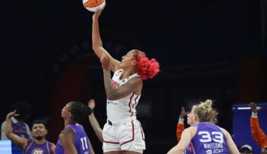 Georgia Amoore scores career-high 25 and the Mystics move into 6th with 80-73 win over Mercury :: WRAL.com
