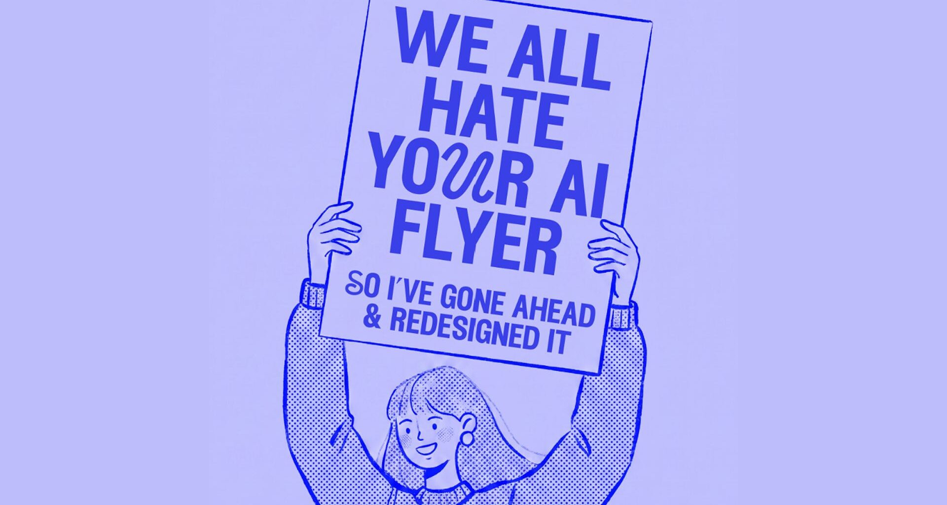 Graphic designers are trying to fix people's terrible AI flyers