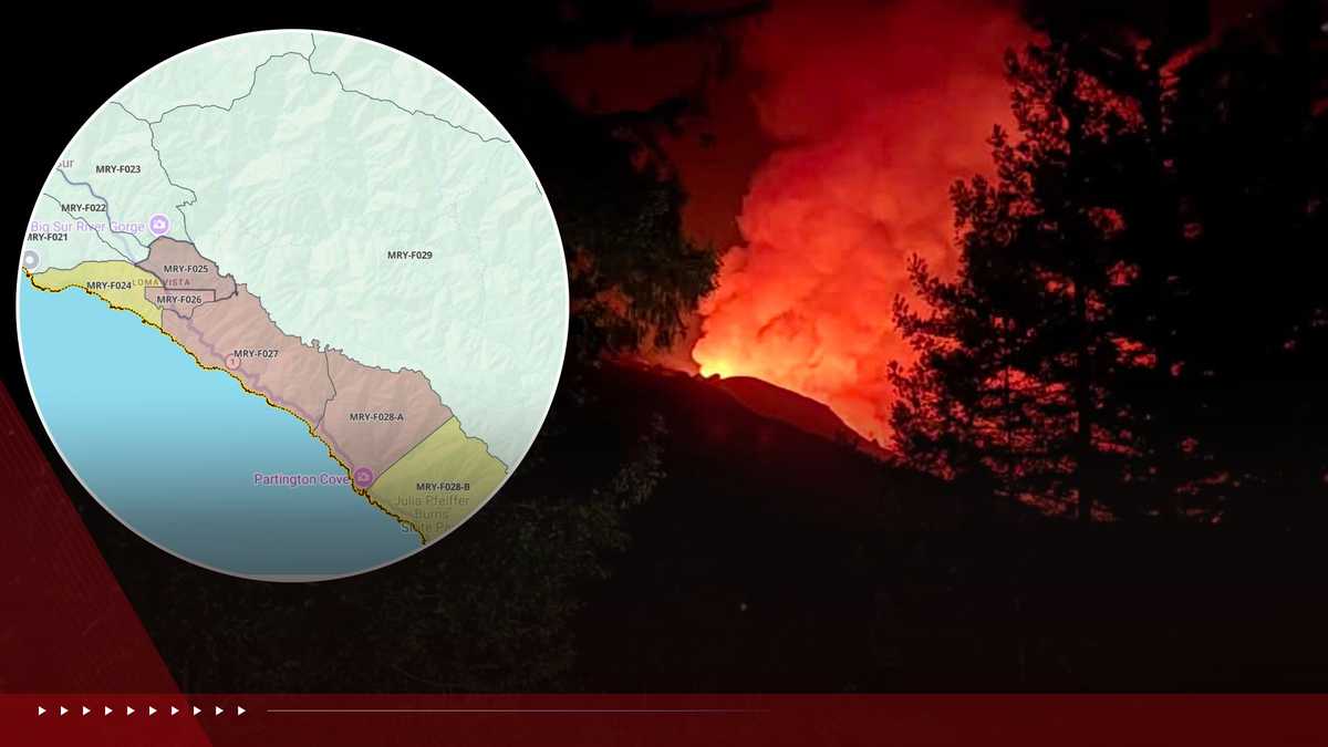 Evacuation orders expand for Big Sur as Timber Fire grows to 1,723 acres