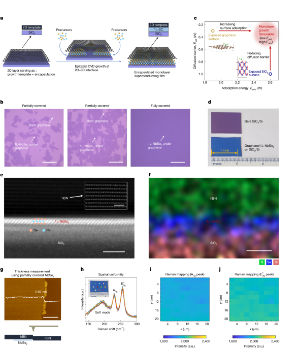 Encapsulation epitaxy of air-stable 2D superconductors for quantum circuits