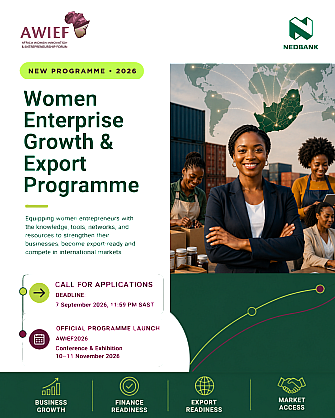Call For Applications: AWIEF-NedBank Women Enterprise Growth & Export Programme 2026 (Fully Funded 12-Month Programme)