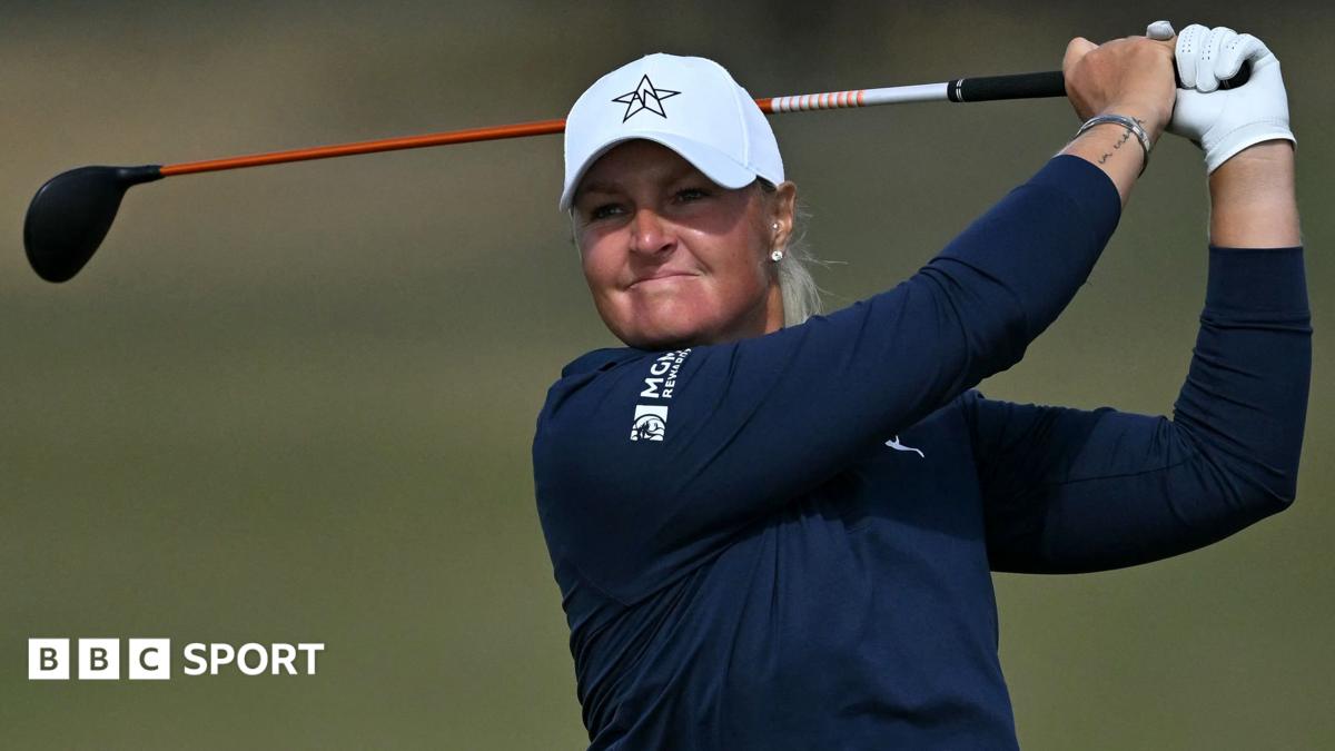 Anna Nordqvist drives a ball