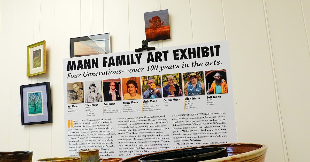 New Encore Mt. Morris exhibit features 4 generations of art – Shaw Local