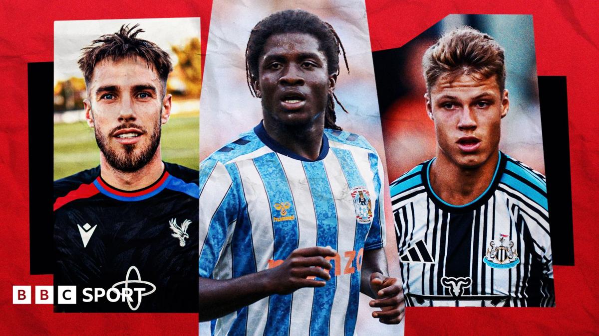 Crystal Palace's Oscar Mingueza, Coventry's Caleb Yirenkyi and Newcastle's Sean Steur