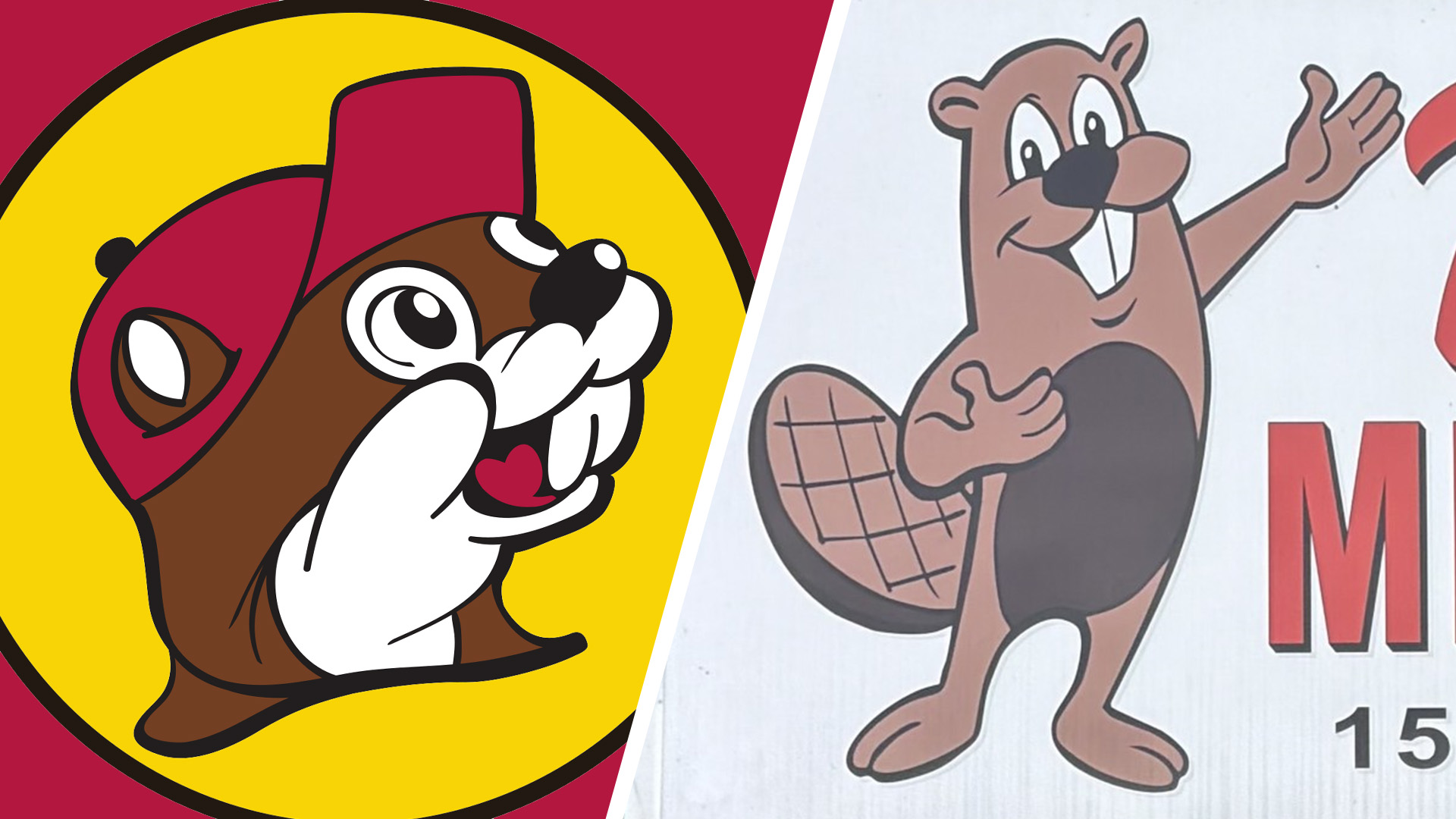 Buc-ee's and Beaver's Mini Mart logos