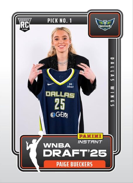 2025 Panini Instant WNBA Draft Night Paige Bueckers