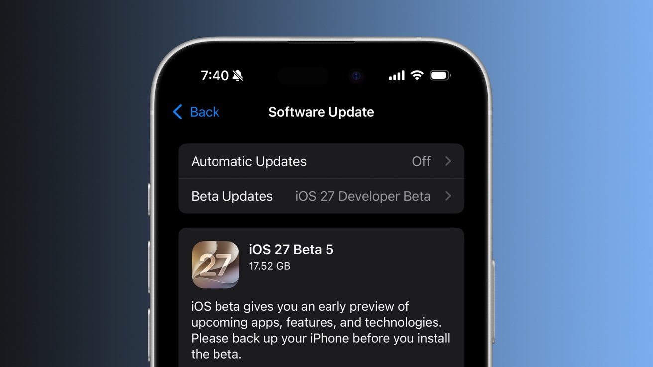 New in iOS 27 beta 5: 'Before Search' settings, redesigned icons