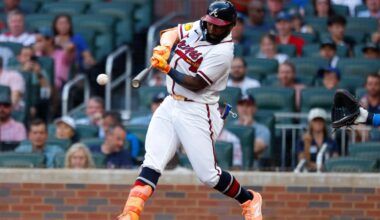 Albies drives in winning run in the 8th, Braves win 4-3 to snap Dodgers' 6-game winning streak