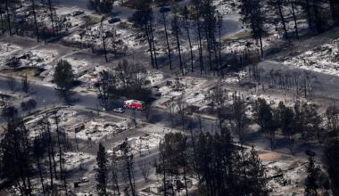 The aftermath of a firestorm firefighters, elected leaders and wildfire experts struggled to comprehend
