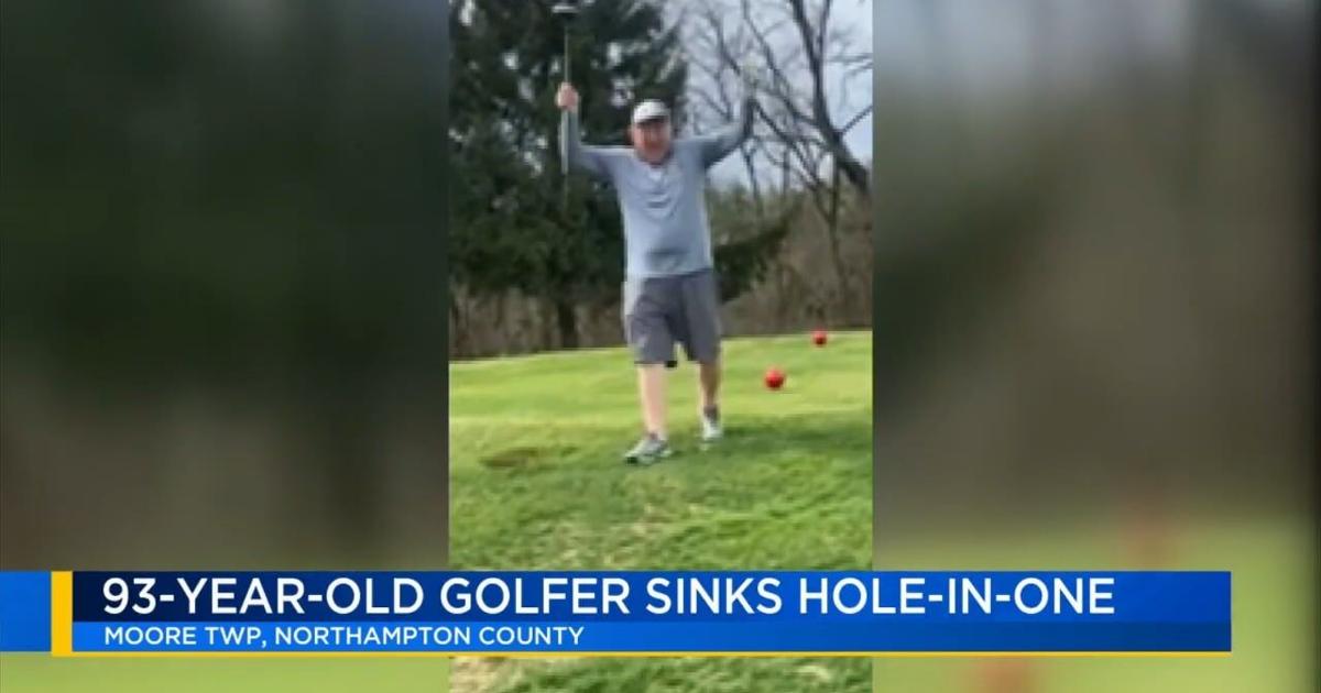 'Never say never': 93-year-old golfer sinks hole-in-one at local course | Nazareth Area