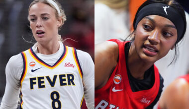 Slow-motion video of Angel Reese shoving Sophie Cunningham draws attention