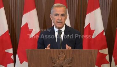 Carney says Canada will match US tariffs 'dollar for dollar' after breaking off trade talks |