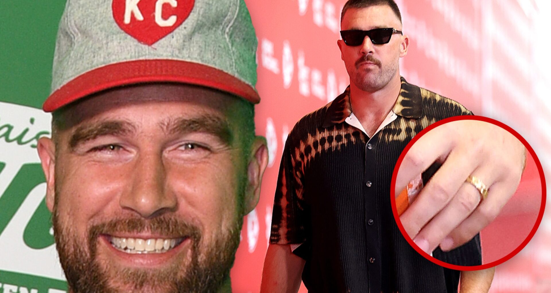 Travis Kelce Shows Off Wedding Band at First Chiefs Preseason Game