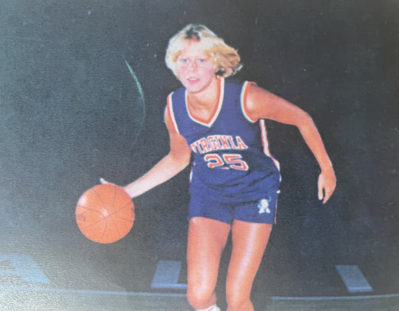When she played basketball at the University of Virginia in the 1970s, Val Ackerman split the only available scholarship with another player on the team.