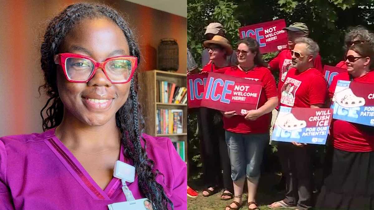 Maine nurse who was detained by ICE shares statement through union