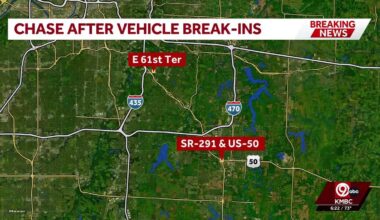 Overnight high speed chase ends in Raytown with two in custody