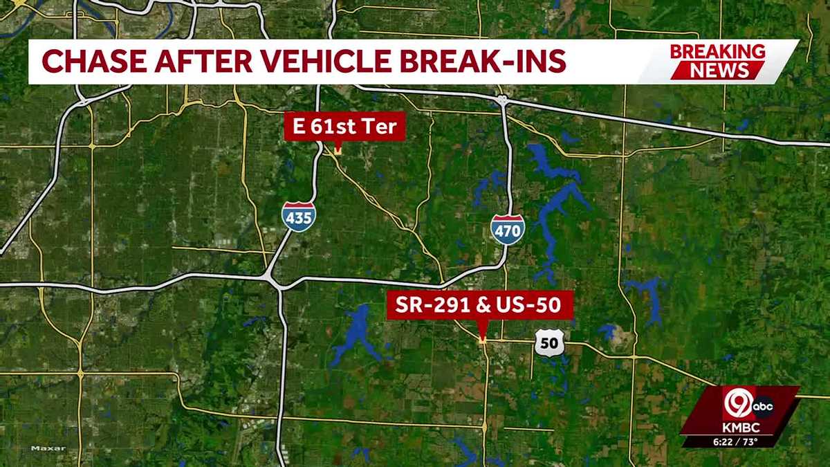 Overnight high speed chase ends in Raytown with two in custody