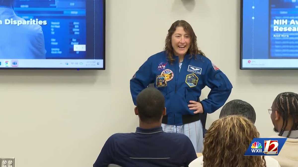 Christina Koch inspires N.C. A&T students in Greensboro