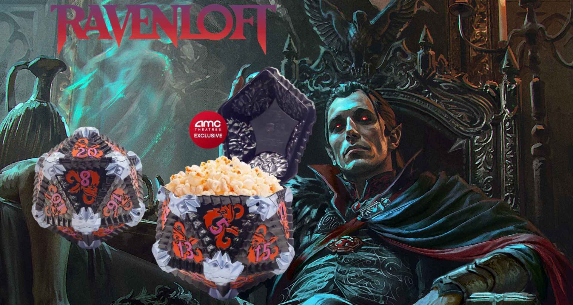 AMC Releases Dungeons  Dragons Mists of Ravenloft D20 Popcorn Bucket