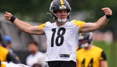 Will Howard is showing a different side of himself: Steelers training camp notes