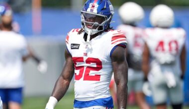 The power and poise of Arvell Reese: Spend a Giants practice with NY’s ‘violent’ rookie LB