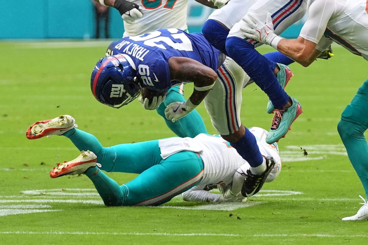 Giants stock report: How Tyrone Tracy Jr.’s week went from bad to worse vs. Dolphins