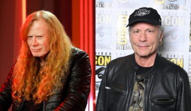 Dave Mustaine and Bruce Dickinson