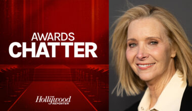 'Awards Chatter' logo; Lisa Kudrow