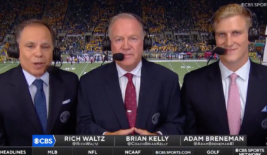 Brian Kelly receives mixed reviews in booth debut as analyst