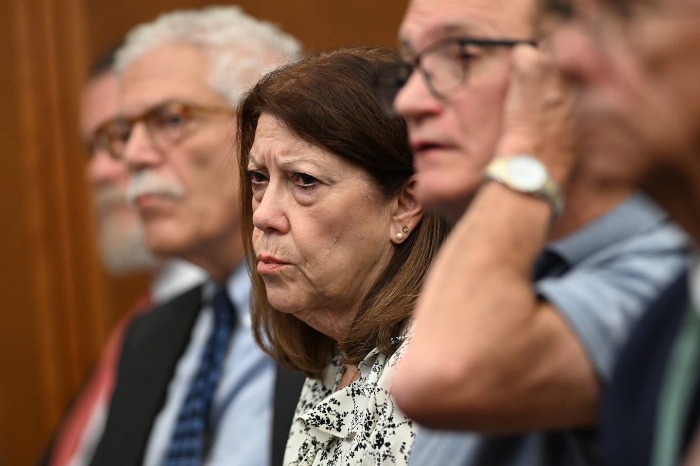 Lindsay Clancy's mother, Paula Musgrove, watched court proceedings on Thursday.