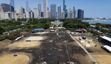 Lollapalooza's gone, but Grant Park's mud and damage remain