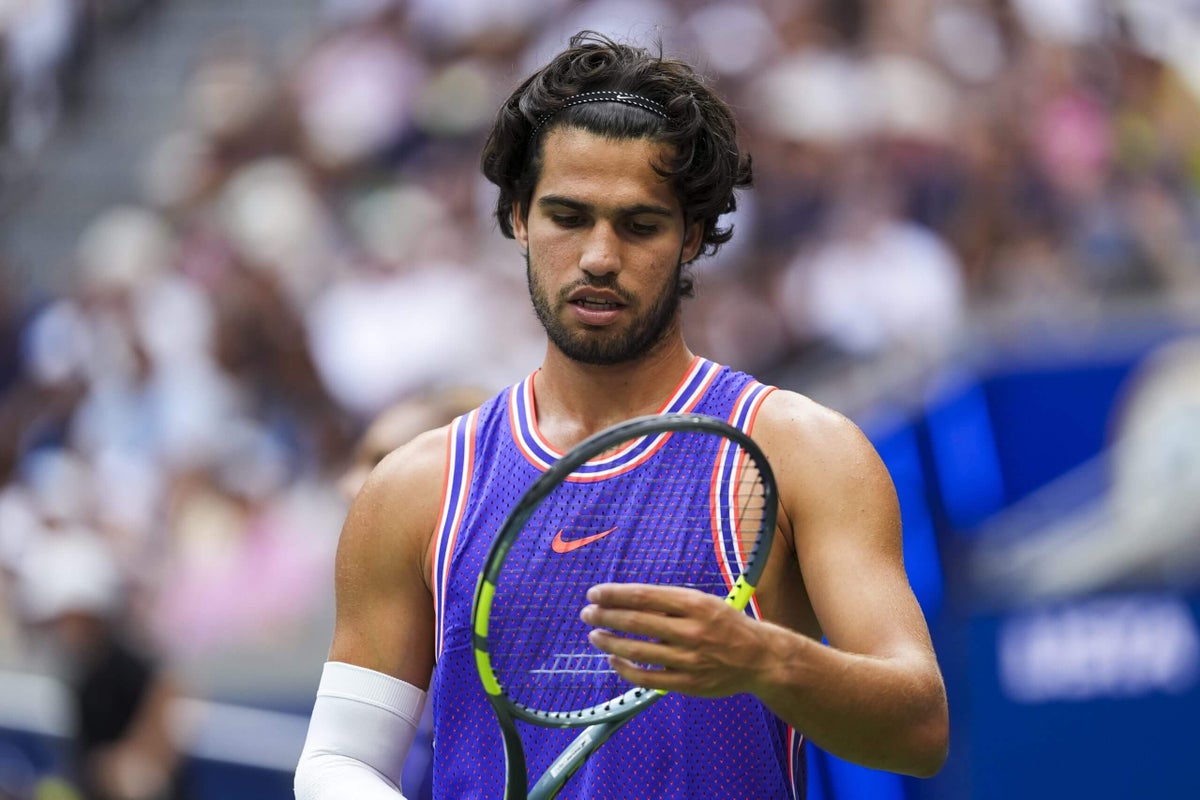 At U.S. Open, Carlos Alcaraz says ‘intrusive thoughts’ were part of comeback from wrist injury