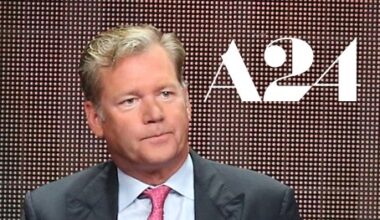 (L-R) Chris Hansen; A24 logo