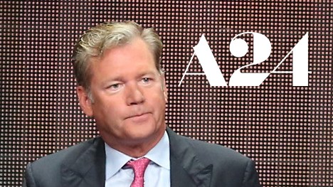 (L-R) Chris Hansen; A24 logo
