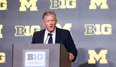 Michigan Wolverines football defensive coordinator Jay Hill spent the previous three years at BYU before joining Kyle Whittingham's staff in Ann Arbor. (Photo by Junfu Han / USA TODAY NETWORK via Imagn Images)