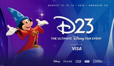 Banner for Disney's D23 event