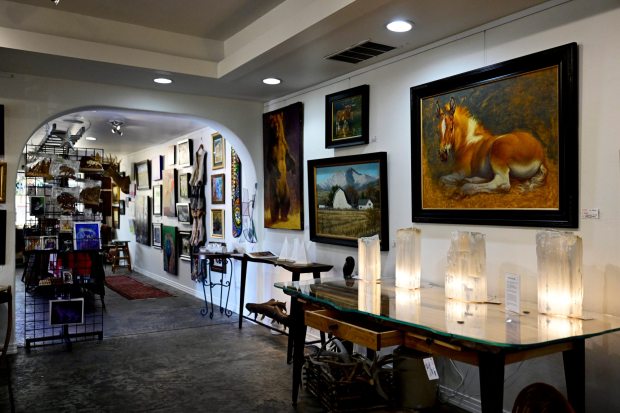 The interior of Western Stars Gallery in Lyons is seen on July 16. The gallery reopened in May. (Joel Solis/Staff Photographer)