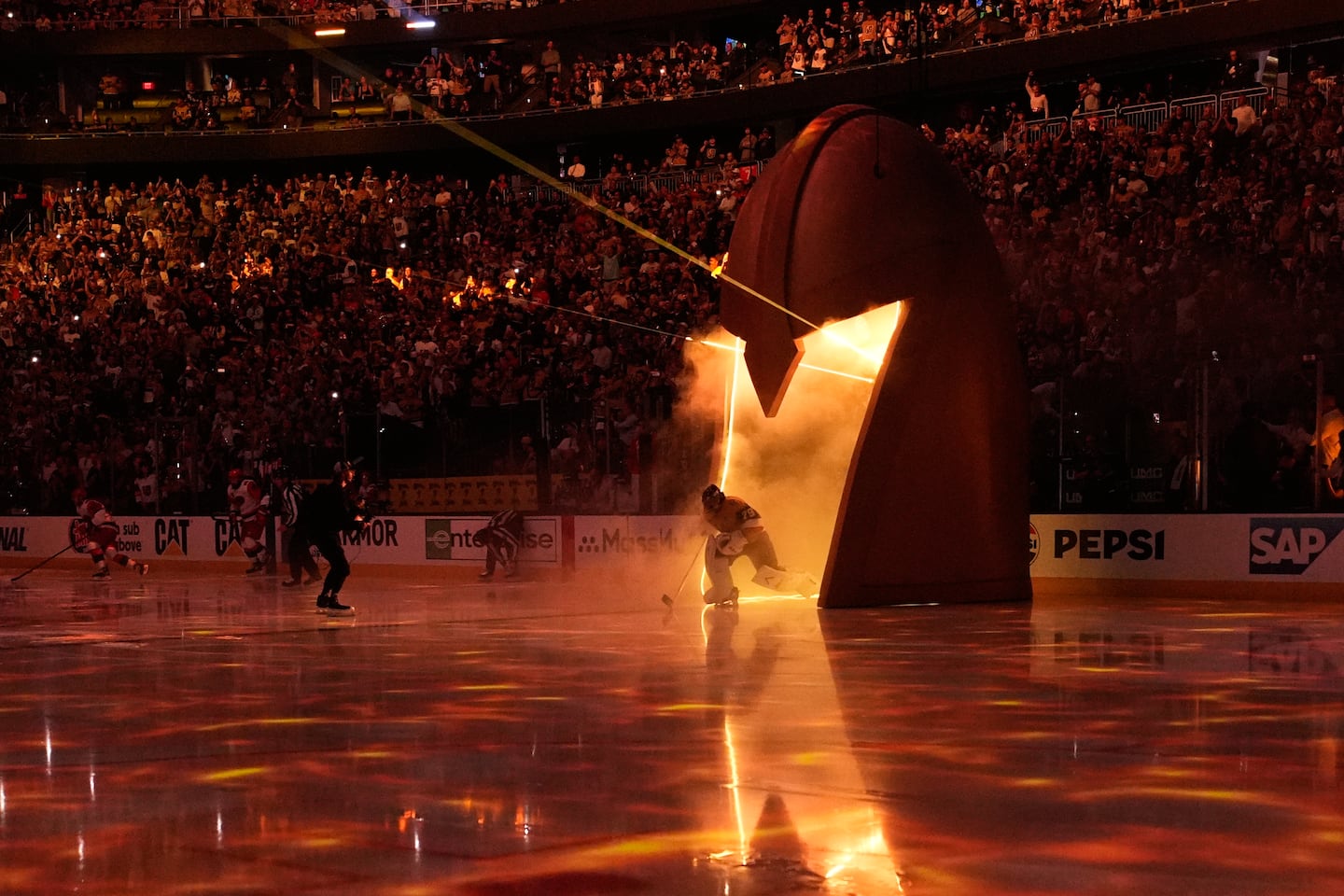 The Vegas Golden Knights have made three Stanley Cup Final appearances in their first nine seasons, winning the title in 2022-23.