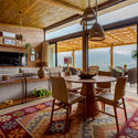 © Gabriel Neri Faim C.E. House / Dall'Ovo Magalhães Arquitetura - Interior Photography, Wood, Table, Chair