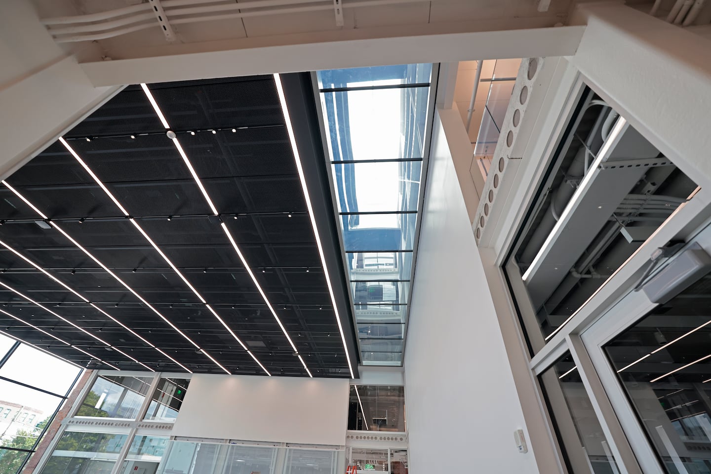 View of the interior of the MIT School of Architecture and Planning's new home in the Metropolitan Storage Warehouse.