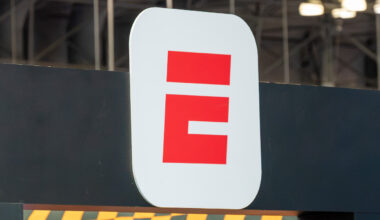 The ESPN App icon pictured at Fanatics Fest 2026 from the Jacob K. Javits Convention Center in New York City. Courtesy: Derek Futterman, Sports Media Watch