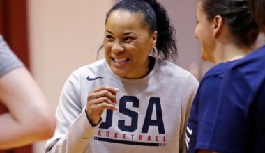 Dawn Staley is being inducted into the Naismith Basketball Hall of Fame as part of the 1996 U.S. women's Olympic basketball team. She was inducted individually as a player in 2013.