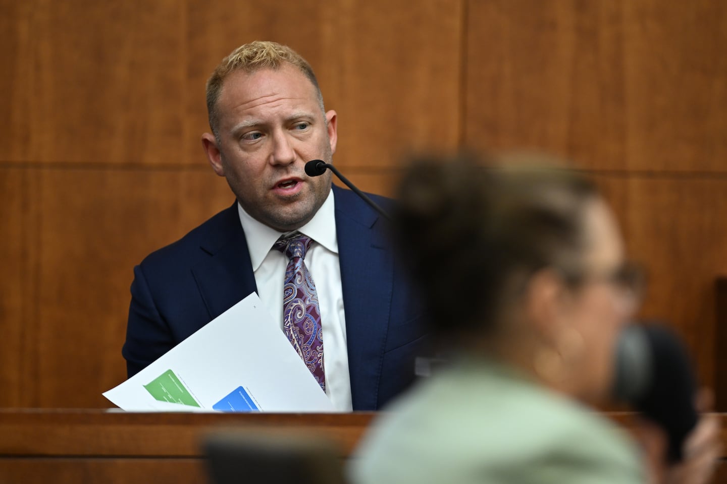 State Police Trooper Timothy Chiappini testified during Lindsay Clancy's murder trial on Thursday.